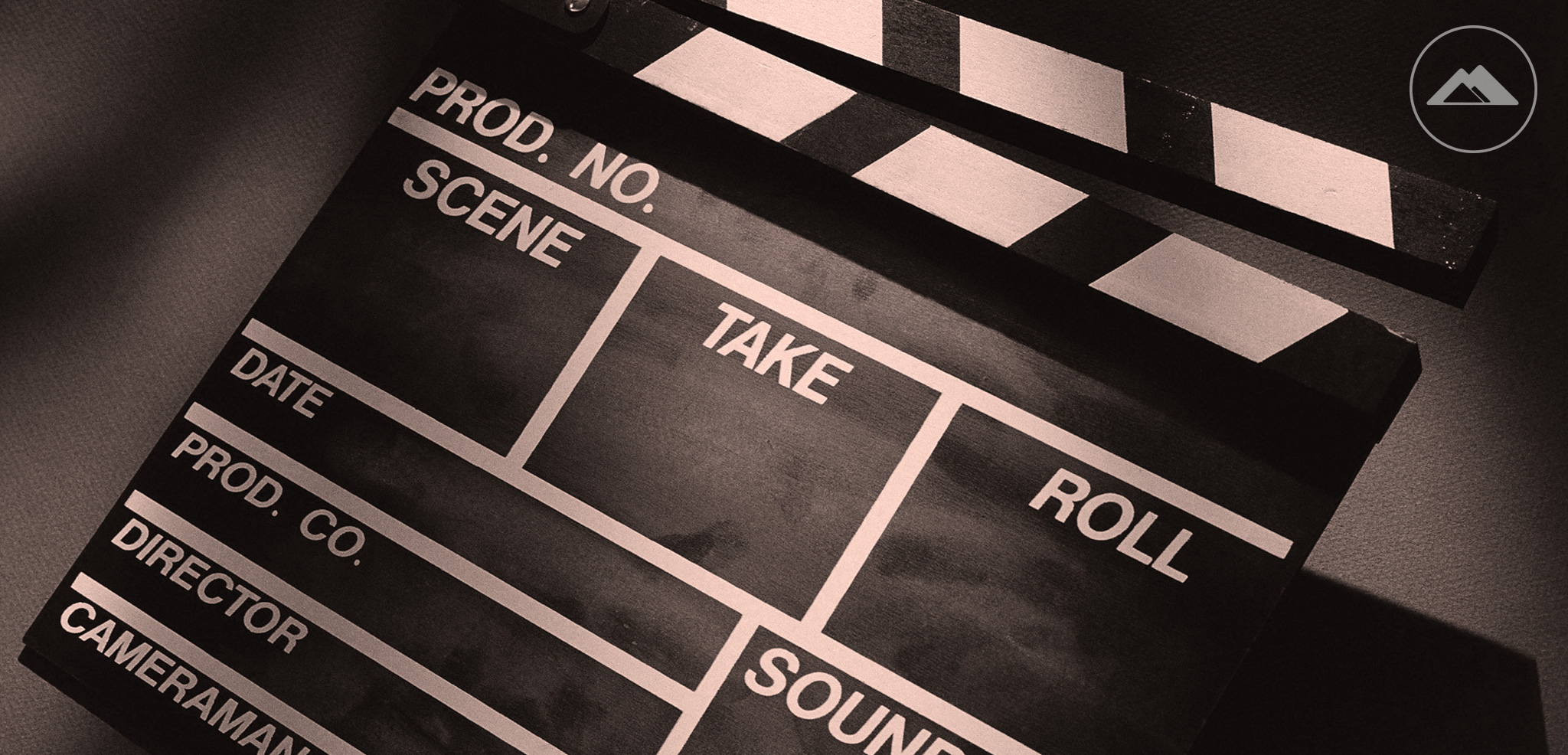 clapper board & film strip